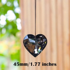 Heart Prism Suncatcher Crystal Rainbow Window Hanging Pendant Home Garden Decor