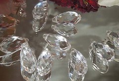 Crystal Teardrop Prism 10X20MM (.4x.8″) 5 pc Clear Feng Shui Hanging Sun Catcher