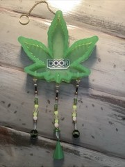 5 LEAF/LIGHT GREEN RESIN SUNCATCHER HANDMADE “DOOB” (Created By Me With Love)