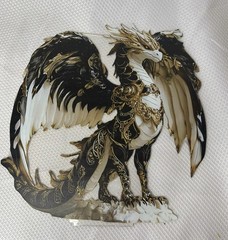 Fantasy Dragon Acrylic Suncatcher Window Hanging Gothic Decor (2)