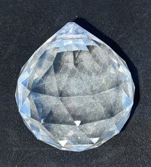 Swarovski 40mm Round Ball Sphere Crystal Clear Prism Suncatcher