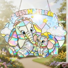 Best Mom Ever Suncatcher Ornament – Personalized Gifts For Mom