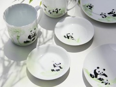 Panda parent and child – Lucky charm story- Approximately 350ml mug From Japan