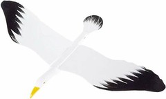 Mini White Seagull Wooden Mobile Handmade Painting Flying Bird Hanging Decor