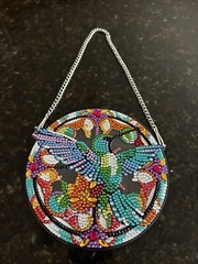 Diamond Dotz Art Hummingbirds Sun Catcher Acrylic (2 Designs) Finished-Sealed