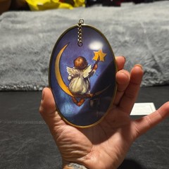 Via Vermont ArtCatchers Angel Glass Suncatcher Multicolor MPN 5510139