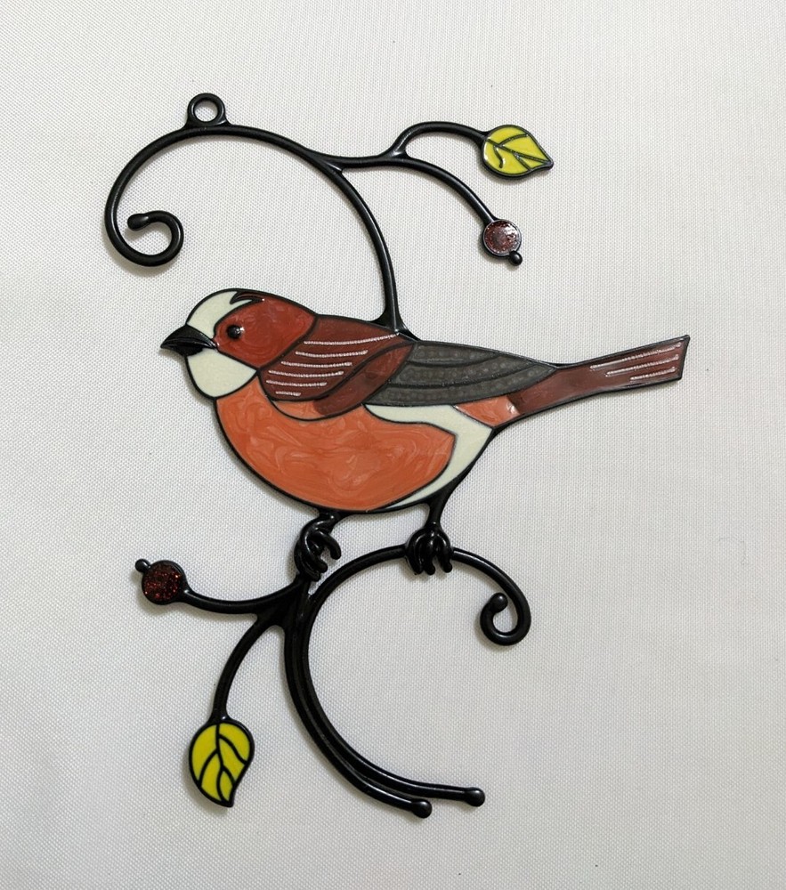 Cardinal Bird for Window Decoration Wall Door Pendant Outdoor Plexy *Defect