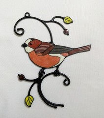 Cardinal Bird for Window Decoration Wall Door Pendant Outdoor Plexy *Defect