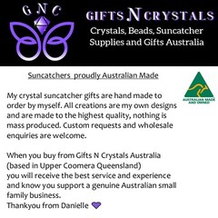 Angel crystal suncatcher chakra fengshui car mirror suncatchers handmade in Au
