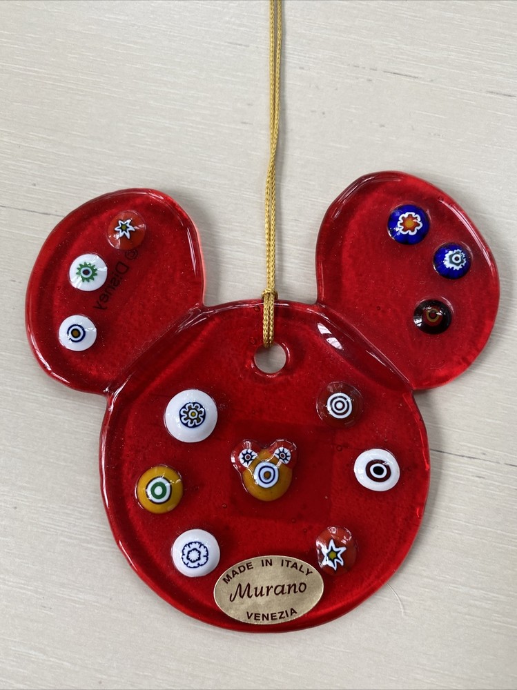 Murano Glass Mickey Mouse Sun Catcher