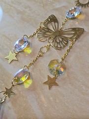 Butterfly Crystal Sun Catcher Reflector For Home And Garden