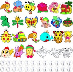 Summer Fun 48 Pcs Suncatcher Kits – Colorful DIY Crafts for All Seasons