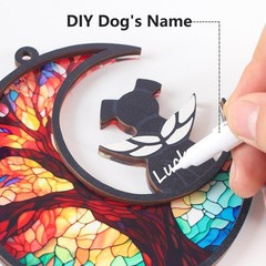 DIY Dog Angel Memorial Suncatcher with Sympathy Card – Pet Loss Gifts, Memorials