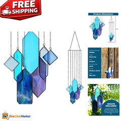 Beautiful Earth Tone Stained Glass Suncatcher – Indoor & Outdoor Display