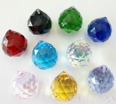 30mm Crystal ball suncatcher craft chandelier rainbow prism suncatchers