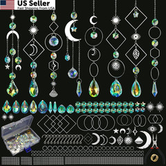 228pcs Sun Catcher Kits for Adults, DIY Arts and Crafts Women Silver