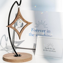 Sympathy Gifts for Loss of Loved One, Crystal Rainbow Maker Suncatcher | Memoria