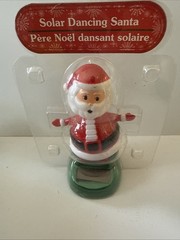 Lot Of 9 Solar Powered Dancing Toy Bobblehead Christmas bundle Santa Snowmen etc