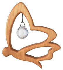 Sternengasse Sun Catcher Wood Mobile | European Cristal | kids room interior
