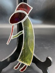 Native American Kokopelli southwest glass sun catcher