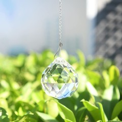 Clear Crystal Prism Ball Sun Catcher for Rainbows, Feng Shui Gift 20pcs, 30mm