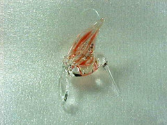 Blown Glass Hummingbird Suncatcher Ornament 2″