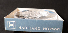 VTG NIB FULL LEAD CRYSTAL SNOWFLAKE SUNCATCHER HD MADE IN NORWAY HADELAND 1970`S