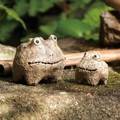 Ceramic Frog Large Frog Ornament Cute Tanuki Ware Japanese Made Fro From Japan
