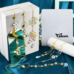 16 Pcs Crystals Suncatcher Colorful Hanging Sun Catcher for Window with Chain…