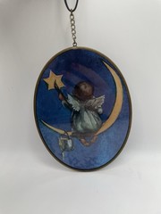 Via Vermont Art Catchers Holiday Suncatcher from 1995 by Enesco
