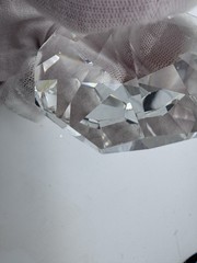 2” Vintage Octagon Faceted Crystal Prism Pendant – Single Hole Chandelier Drop