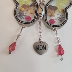 Gift For Mom Birthday Gifts for Mother Butterfly Suncatcher with Flower Wings