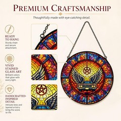 365RUSTIC Brothers movie sun catcher Car Sun Red