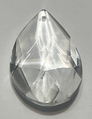 2 Inch Tear Drop Crystal Chandelier Prism Authentic Vintage