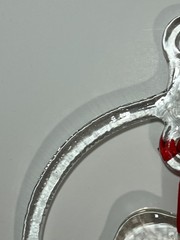 Kosta Boda Bertil Vallien Clear Glass Bird Suncatcher Ornament 9 Inch