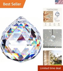 Exquisite DIY Crystal Ball Prism 50mm Suncatcher | Perfect Gift & Home Accent