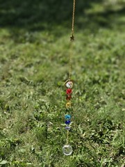 Rainbow Stars & Moon Suncatcher With Prism Beads, Crystals, Window Home Decor