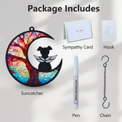 DIY Dog Angel Memorial Suncatcher with Sympathy Card – Pet Loss Gifts, Memorials