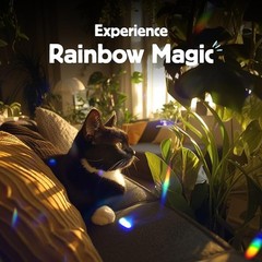 Solar Powered Rainbow Maker – Prism Suncatcher, Fun Home Window Decor – Uniqu…