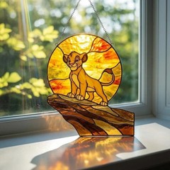 Magical Simba Lion King Acrylic Suncatcher Disney Window Hanging Decor Gift