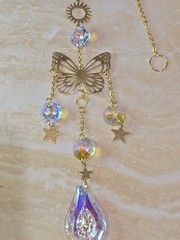 Butterfly Crystal Sun Catcher Reflector For Home And Garden