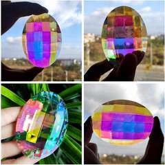 Multifunctional 76mm Crystal Prisms – Rainbow Hanging Decor for All Occasions
