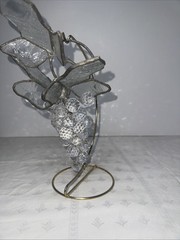 Clear Crystal Grape Cluster Sun Catcher Leaded Glass