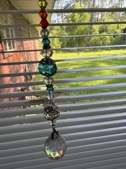 sun catcher Crystal for window Butterfly Rainbow Car Charm Ceiling Fan