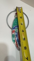 Vintage Faux Stained Glass Parrot Suncatcher