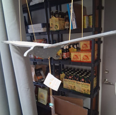 Handmade Wooden Raven Mobile