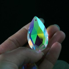 Lots AB Rainbow Crystal Lamp Prism Chandelier Pendant Jewelry Suncatcher Beads