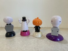 Solar Dancing Bobbles Halloween. Lot Of 4. All Work