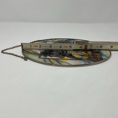 Amia Horse Cowboy Suncatcher Stained Glass Chain Hanger Window Decor