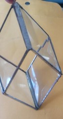Beveled Lead Glass Crystal Suncatcher 6 inches